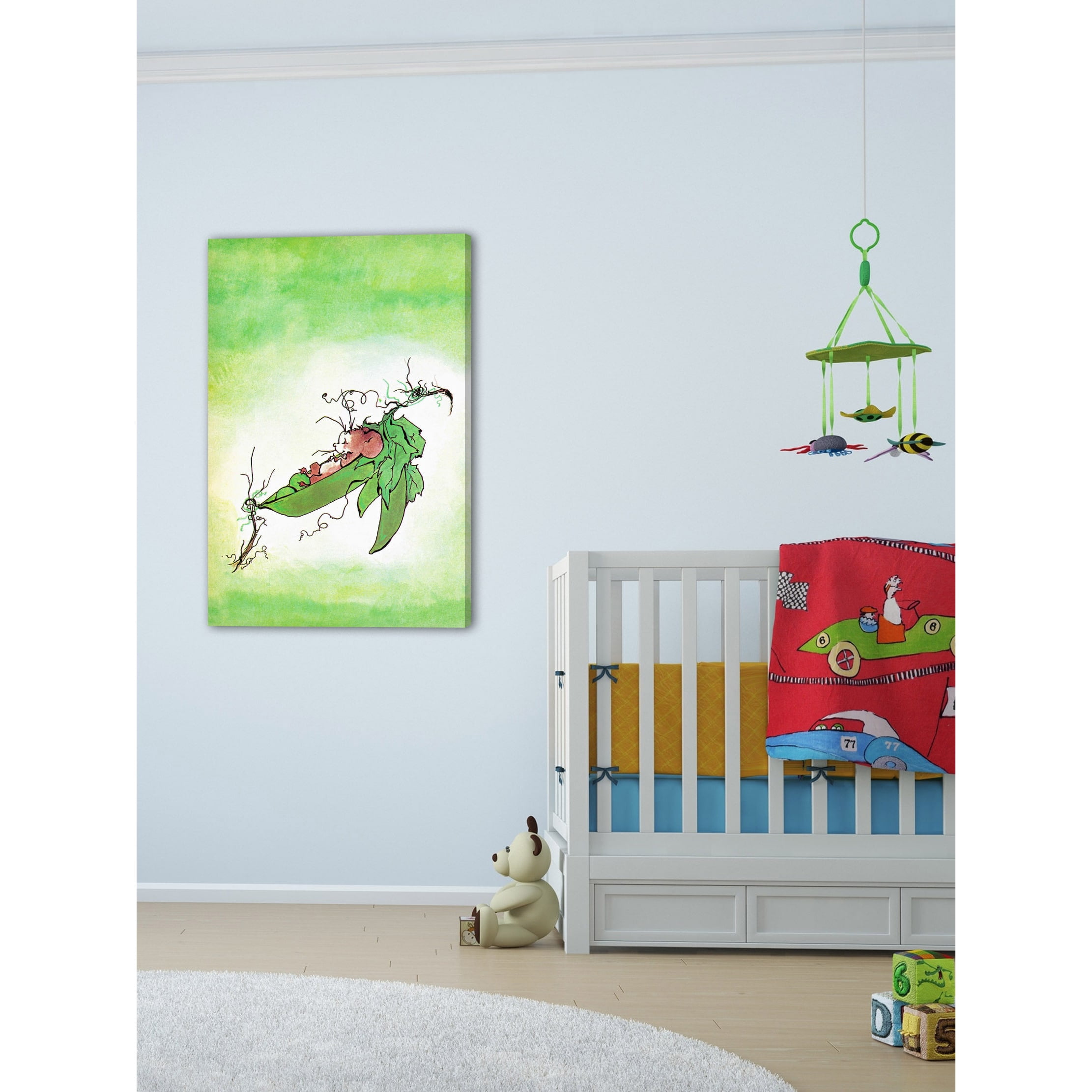 Marmont Hill "Sleeping Mouses" by Curtis Painting Print on Canvas