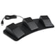 thumbnail image 1 of USB Pedal de Pie Triple Conexión Por USB Personalización de Funciones Instalación Rápida Material Plástico Adecuado para Juegos Oficina Pruebas Person , Negro - FS3-P, 1 of 3