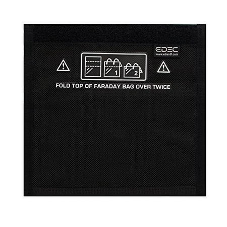 

black hole faraday bag - standard non-window size - signal blocking anti-tracking anti-spying radiation protection for cell phones key fobs and credit cards