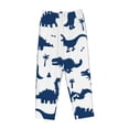 thumbnail image 4 of Daiia Cute Cartoon Dinosaurs Women's Sleep Pant with Pockets and Drawstring,Pajama Pants-Medium, 4 of 9