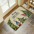 thumbnail image 5 of PALIFEUR Christmas Door Mat, 24"x16" Dirt Trapping Door Mat Indoor Entrance, Absorbent Non-Slip Christmas Stree Doormat, Washable Front Door Mat Outside Entrance for Holiday Party Decorations, Red, 5 of 7