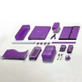 thumbnail image 7 of Enday Purple Document Holder A4 Paper Plastic File Folder Organizer with Elastic Closure, 7 of 7