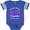 Football Blue and White, variant on Inktastic Staying Strong Together Alzheimer's Awareness Purple Ribbon Boys or Girls Baby Bodysuit
