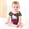 thumbnail image 4 of Hello Kitty Baby Bodysuit Boy Girl Clothes Soft Newborn Infant Outfit Short Sleeve Romper, 4 of 8