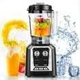 thumbnail image 6 of KFFKFF Commercial Countertop Blenders Blender 68-ounce smoothies shakes ，Black, 6 of 9
