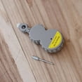 thumbnail image 1 of RKSTN ruler Compass Tape Measure Deep Hole Marker Straight-line Measuring Ruler -shaped Drawing Woodworking Tool clear ruler, 1 of 6