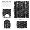 thumbnail image 3 of Halloween Series Jack O' Lanterns Bathroom Accessory Curtain Sets Bath Curtain Anti-Slip Mats and Toilet Pad 66x72in, 3 of 8