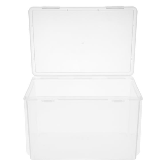 Caja transparente para guardar CD y DVD, organizador de discos compactos para cómics, álbumes y películas