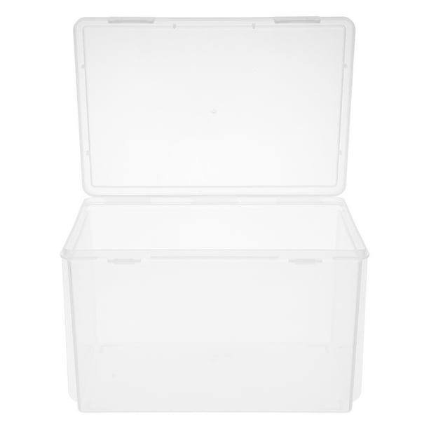 Caja transparente para guardar CD y DVD, organizador de discos compactos para cómics, álbumes y películas