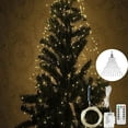 thumbnail image 1 of 2026 Upgrade Cascading Twinkle Lights for Christmas Tree Waterfall Lights, 8 Modes 100-600 Christmas LED Firefly Twinkle String Lights Battery Powered (warm Light,2m/6.56ft 20 Strips 400 Lights), 1 of 8