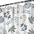 thumbnail image 3 of Fall Pumpkins Leaves Pattern Shower Curtain 72"x72" ,Bathroom Decorative Shower Curtains Set with 12 Hooks,Modern Waterproof Washable Shower Curtain, 3 of 6