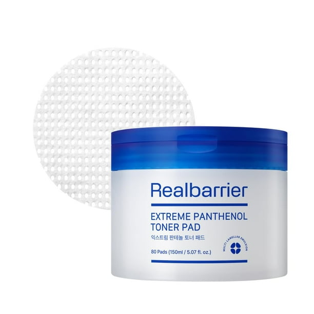 Almohadilla de tóner facial Real Barrier Extreme Panthenol 80 almohadillas