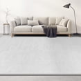 thumbnail image 2 of Large Area Rugs For Living Room Bedroom  6x9 Feet White Rug Minimalist Modern Shag Soft Thick Comfy Memory Foam Indoor Carpet Non-slip Washable Dorm Home Decor, 2 of 8