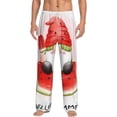 thumbnail image 2 of Picia Watermelon Gnome Mens Soft Woven Cotton Elastic Waistband Sleep Pajama Pant Lounge Sleep Pant With Pockets And Drawstring-XX-Large, 2 of 9