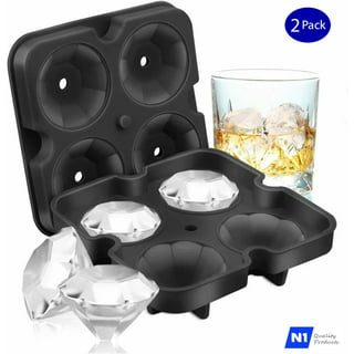 Round Ice Cube Tray， Freezer Ice Ball Maker Mold， Mini Circle Ice Cube Tray  ， Sphere， Ice Cooler， Cocktail， Whiskey， Tea and Coffee (3Pcs，Blue)