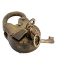 thumbnail image 4 of DecMode 1" Brass Metal Lock And Key, 4 of 7