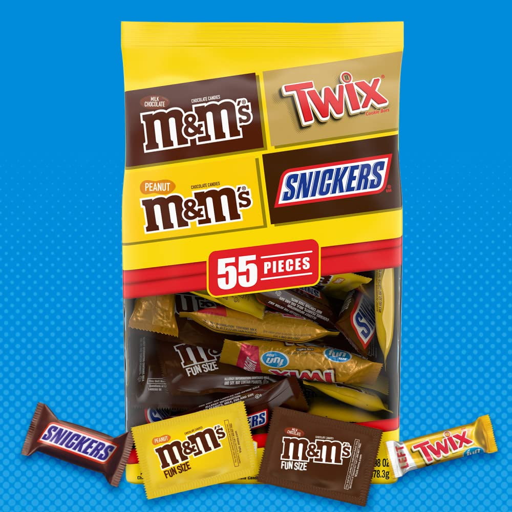 Galaxy - M&amp;M&amp;M M&M'S, SNICKERS & MILKY WAY Fun Size Chocolate Candy Variety