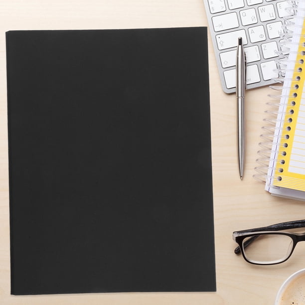 unbranded Cubierta Para A4 De 4 Anillas En Kraft Negro Para Protección De Documentos