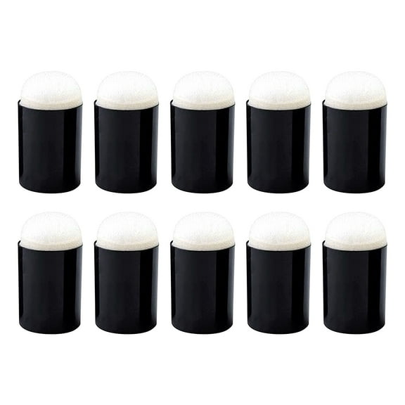 Finger Painting Sponge Tools 10Pcs Set Art Daubers For Kids Crafts Stencil Projects Foam Tip Applicators For Paint Ink Chalk 18Mm Diameter Design Safe Materials For Artists Children