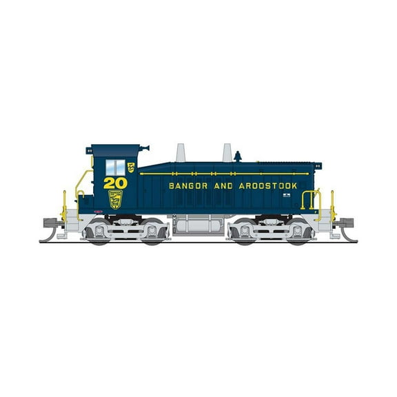 Broadway Limited Imports N EMD NW2 BAR 21 Blue w/ Yellow Paragon4 BLI7485 N Locomotives