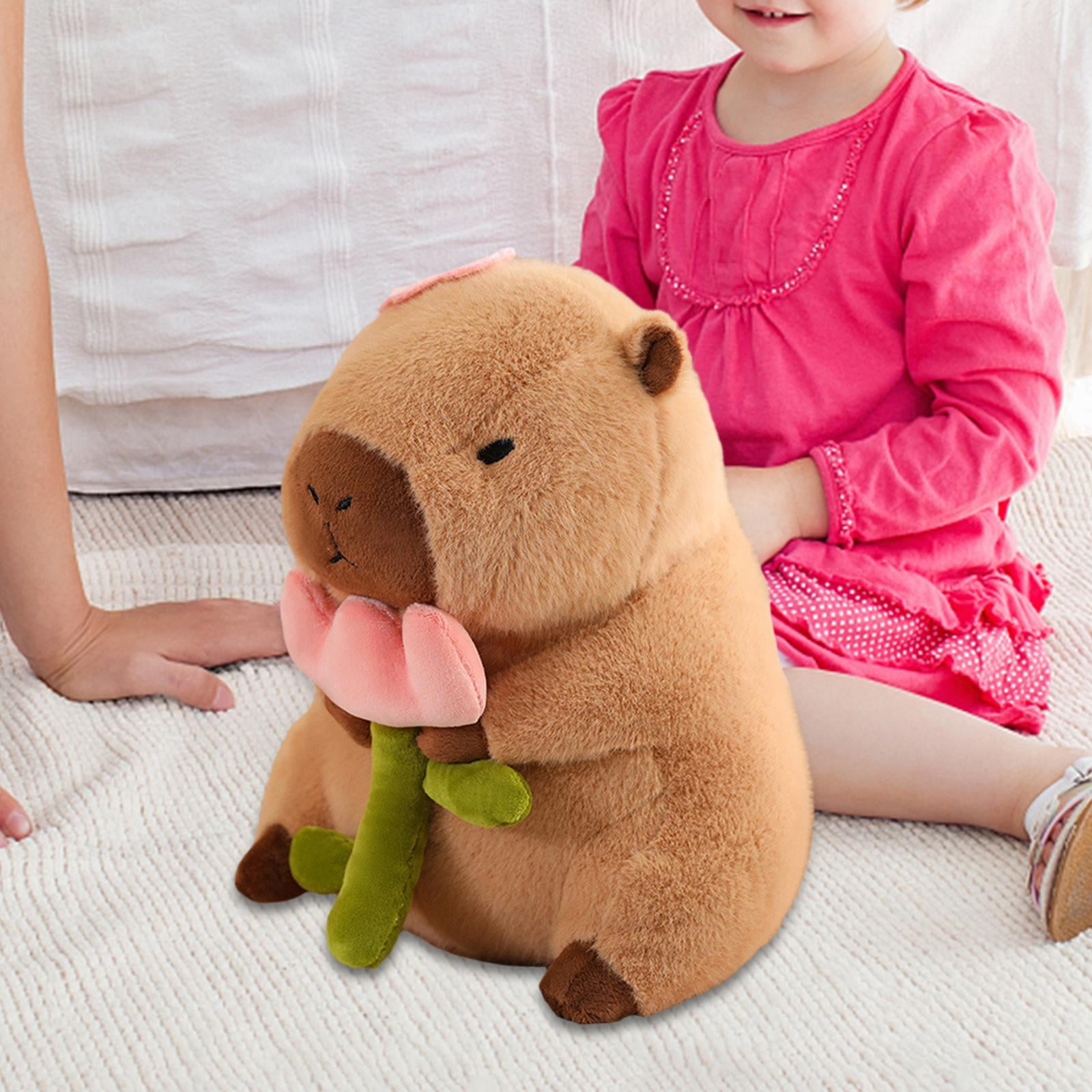 LeeQinersw Cartoon Stuffed Capybara Toys 30cm Bedroom Decoration Valentine's Day Gifts Soft