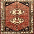 thumbnail image 1 of Ahgly Company Indoor Square Traditional Red Persian Area Rugs, 7' Square, 1 of 6