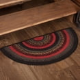 thumbnail image 2 of VHC Brands Cumberland Rustic Rug, Cozy Natural & Dyed Jute Kitchen or Entryway Non Slip Floor Mat, Oval with Pad 60x96, 2 of 11