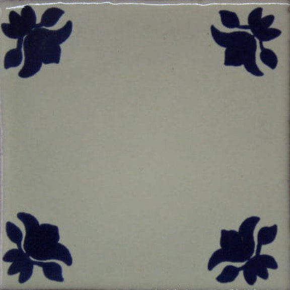 4.2x4.2 Milena Talavera Mexican Tile, Set of 9 pcs