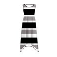 thumbnail image 2 of Ladies Summer Tops Impreso sin Mangas Cuello Redondo Vestido Casual para el Uso Diario Y Casual, 2 of 5