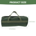 thumbnail image 3 of Repair Kit Mechanics Heavy Black Tote Bag for Tools Cotton Canvas Backpack Organizer Multi Purpose Pocket Carrier, 3 of 6