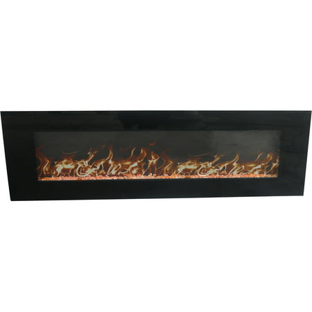 Decor Flame 60″ Wall-Mounted Fireplace