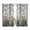 Grey Green, variant on Dark Green Grass Semi Sheer Window Curtains 108 Inches Long, Flower Dragonfly Retro Pastoral Rustic Rod Pocket Voile Silky Chiffon Curtain Light Filtering Drapes for Living Room, 52"x108", 2 Panels