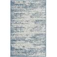 thumbnail image 2 of Unique Loom Outdoor Modern Collection Area Rug - Cartago (3' 3" x 5' 2" Rectangle Blue/Ivory), 2 of 6