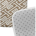 thumbnail image 3 of Simply Daisy 24" x 17" Plush Microfiber Brown Leeward Key Bath Mat, 3 of 3