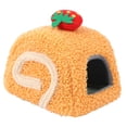 thumbnail image 1 of Cama para hámster, cama para conejillo de indias, hábitat para dormir, nido para erizo, chinchilla, azúcar Naranja, 1 of 9