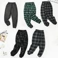 thumbnail image 4 of KYAIGUO Boys Girls Spring Fall Sweatpants for Toddler Kids ,Baby Casual Pant Cute Plaid Sports Jogger Pants Little Big Boys Girls Elastic Waist Active Pants Trousers for 1-12Y, 4 of 7