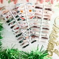 thumbnail image 3 of De Uñas Postizas De Navidad, Puntas De Uñas Artificiales De Cobertura Completa, Uñas De Navidad Extraíbles Para Mujeres Y Niñas 24 Piezas Serendint HA045460-03, 3 of 6