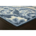 thumbnail image 4 of Maples Rugs Vivian Transitional Medallion Blue White Washable Hallway Runner Rug, 2'6 x 6', 4 of 8