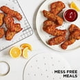 thumbnail image 3 of Chefman Disposable Air Fryer Liners, Heat-Resistant Parchment Paper for Baskets, 100 Pack, 9\u201d Round, 3 of 7
