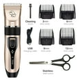 thumbnail image 4 of Pets Dog Cat Electric Dog Grooming Kit Dog Trimmer for Small Dogs Cats USB Rechargeable Low Noise Powerful Motor, 4 of 7