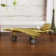 thumbnail image 1 of Carcasas de Artesanía en apariencia de Modelo de Decoración de escritorio para Regalos CUTICAT Estatua de avión de metal, 1 of 8