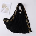 thumbnail image 2 of OIUUAK Soft Silky Pashmina Shawl Wrap, Women Sheer Chiffon Lightweight Flowy Scarf Stole for Evening Dresses Wedding Bridal Bridesmaid Prom Cruise Vacation, 2 of 9