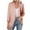 Pink, variant on XUNKUSGA Blazers for Women Business Casual Plus Size Blazer 3/4 Sleeve Shawl Lapel Blazer Jackets Fashion Solid Color Open Front Women Blazer S-2XL Pink