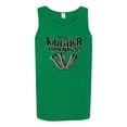 thumbnail image 2 of My Savior is Tougher than Nails Bible Verse | Male Inspirational/Christian Graphic Tank Top, Kelly, X-Large, 2 of 3