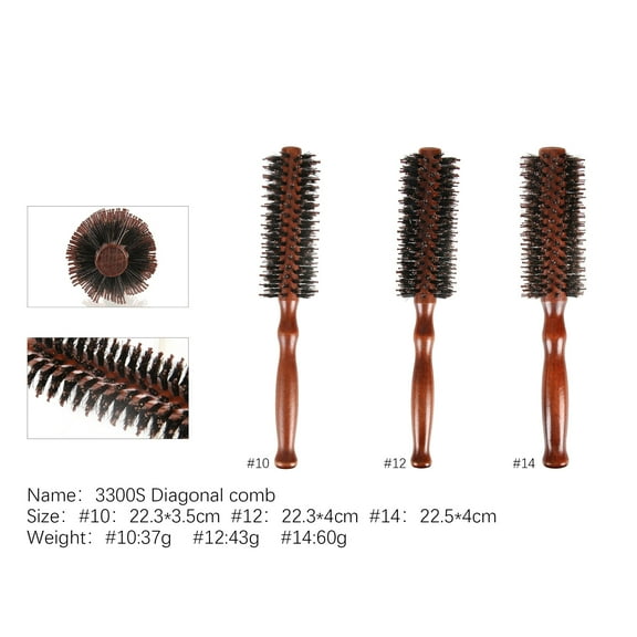 Round Brush,Round Blow Hair Ziem Hairbrush Hair Dsfen Comb Salon Use -static Roller Blow Hair Round Brush Roller Hairbrush Roller Brush Ziem Comb Hair Round Brush -static Comb Round Brush Blow