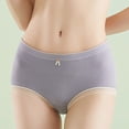 thumbnail image 2 of Besolor Women's Seamless Mid Waist Underwear Lace Stretch Breathable No Show Panties Ladies Briefs Underpants, 2 of 5
