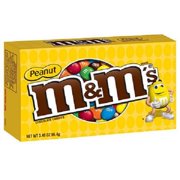 Angle View: M&M's Peanut Milk Chocolate Candies, Theater Box (3.4 oz. box , 12 ct.)