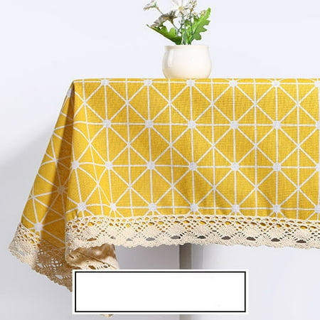 

Livesture Cotton And Linen Tablecloth Fabric Student Desk D 150X220CM