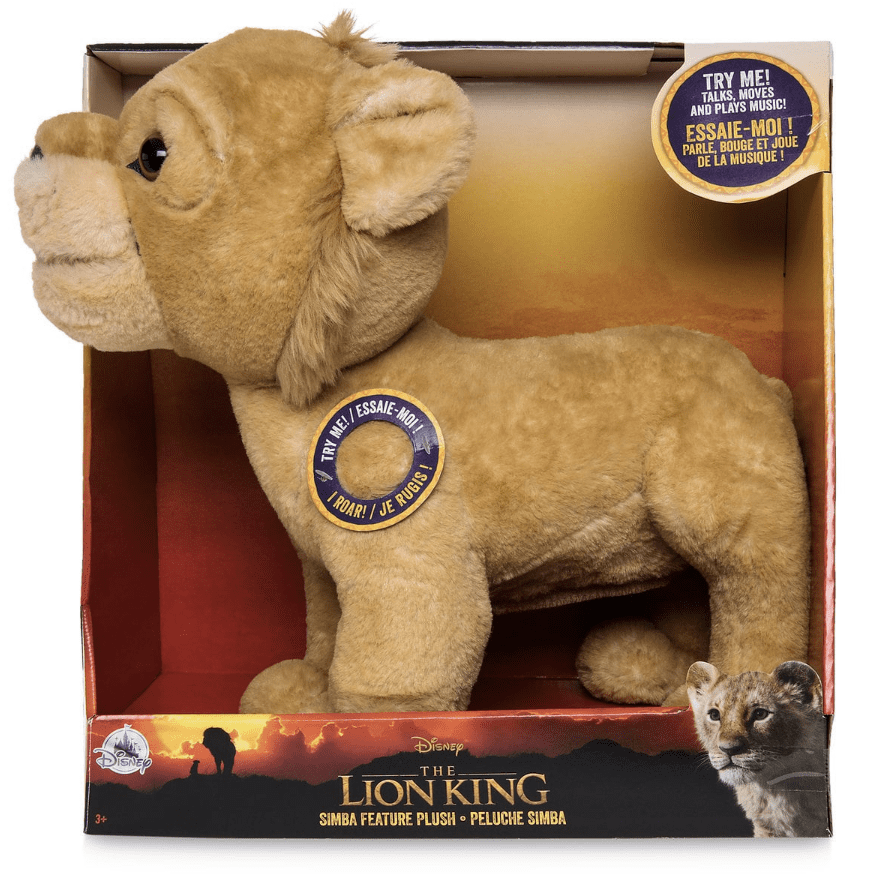 Lion King 2019 Simba Talking Plush 