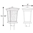 thumbnail image 2 of Progress Lighting Arrive 1-Lt. Post Lantern (9") w/AC LED Module - Black - P6427-3130K9, 2 of 2